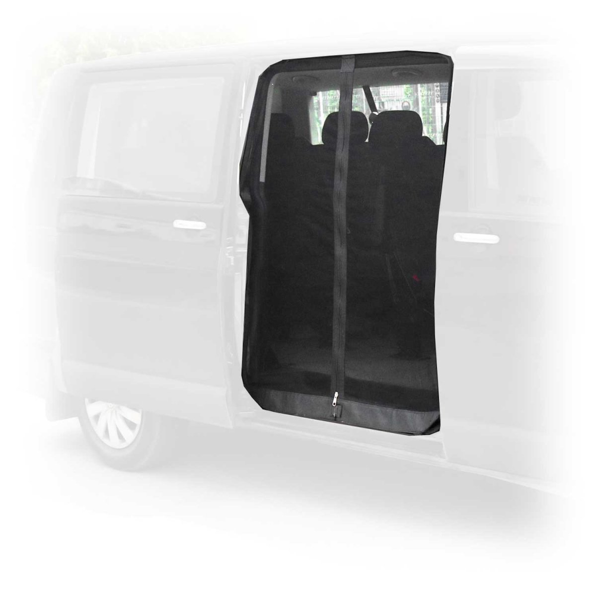 Mercedes Sprinter Mosquito Net - Sliding Door - Omac - w/Magnet - Black - '19-'21